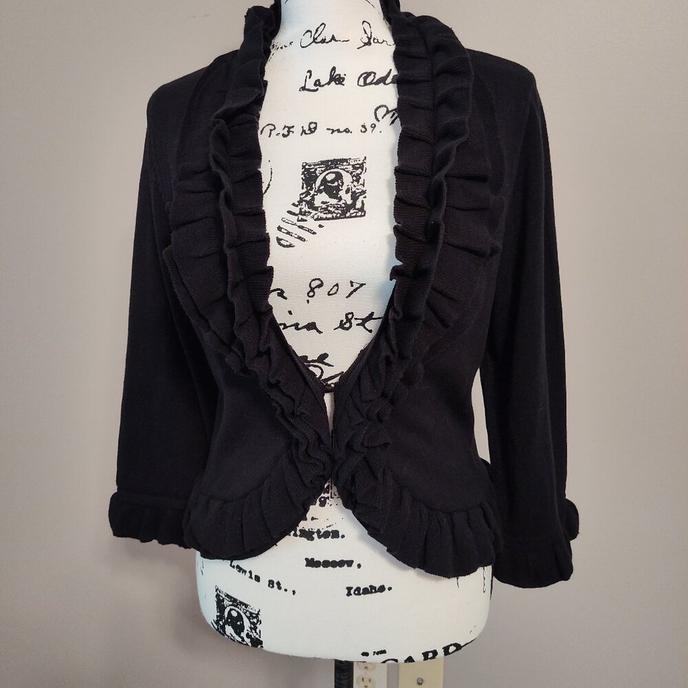 Madison Ruffled Cardigan - Picture 3 of 4